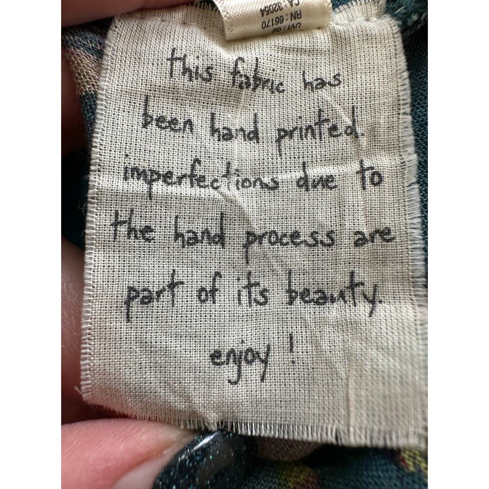 Free People Gabrielle Blue Plaid Ruffle Hem Maxi Skirt NWT Size L Boho - Picture 13 of 15